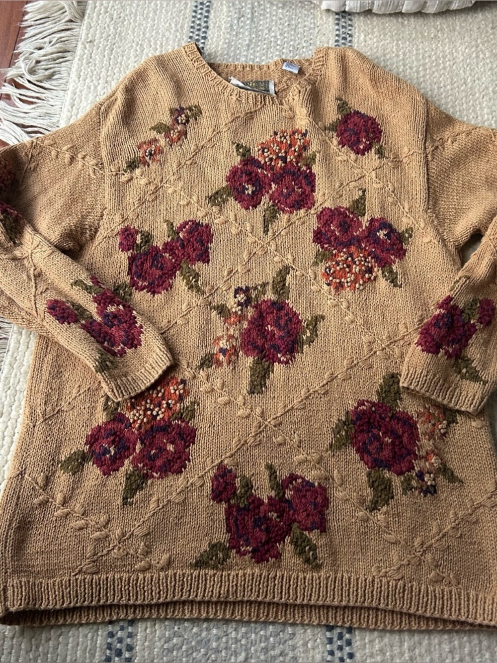 Vintage Hand Knit Sweater